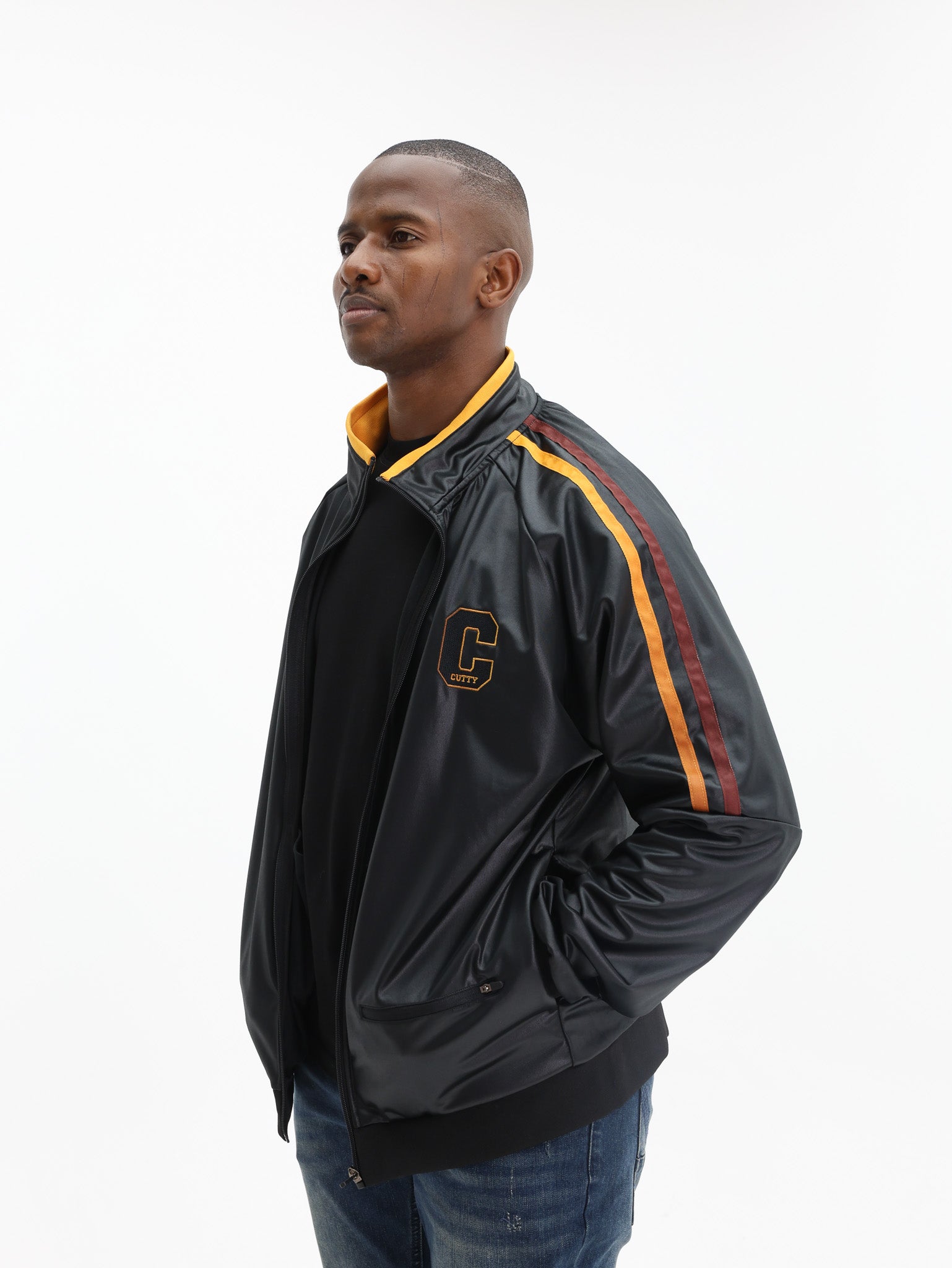 Cutty Jacket Tracksuit Black